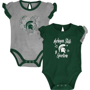 Girls Michigan State Spartans Bodysuit Set